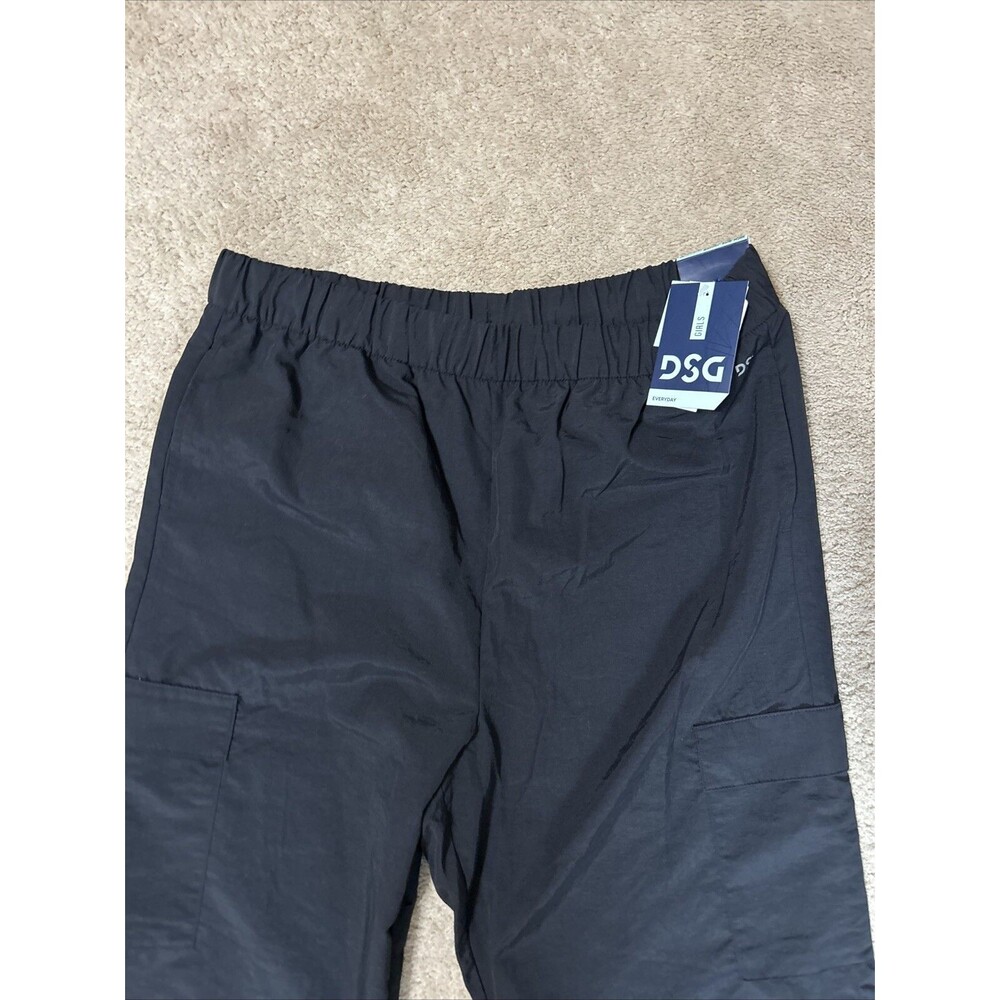 DSG Girls Black Jogger Size XL(16), High-Rise, Relaxed Fit, Full Length, Pockets - Picture 2 of 9
